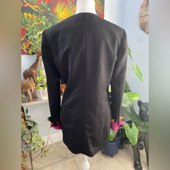 ML Studio Vintage Blazer Art to Wear 80’s 90s Retrocore Dark Acadamia - Picture 4 of 8